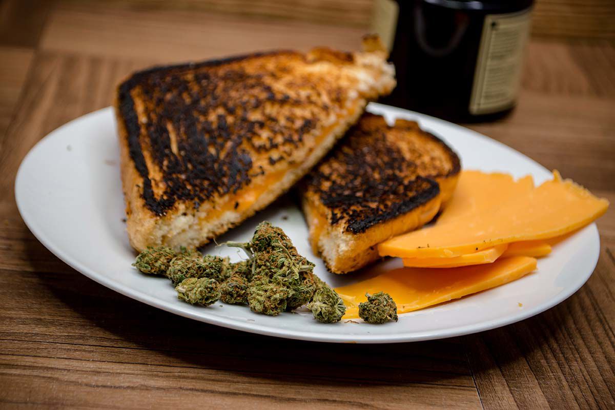 Cannabis grilled cheese